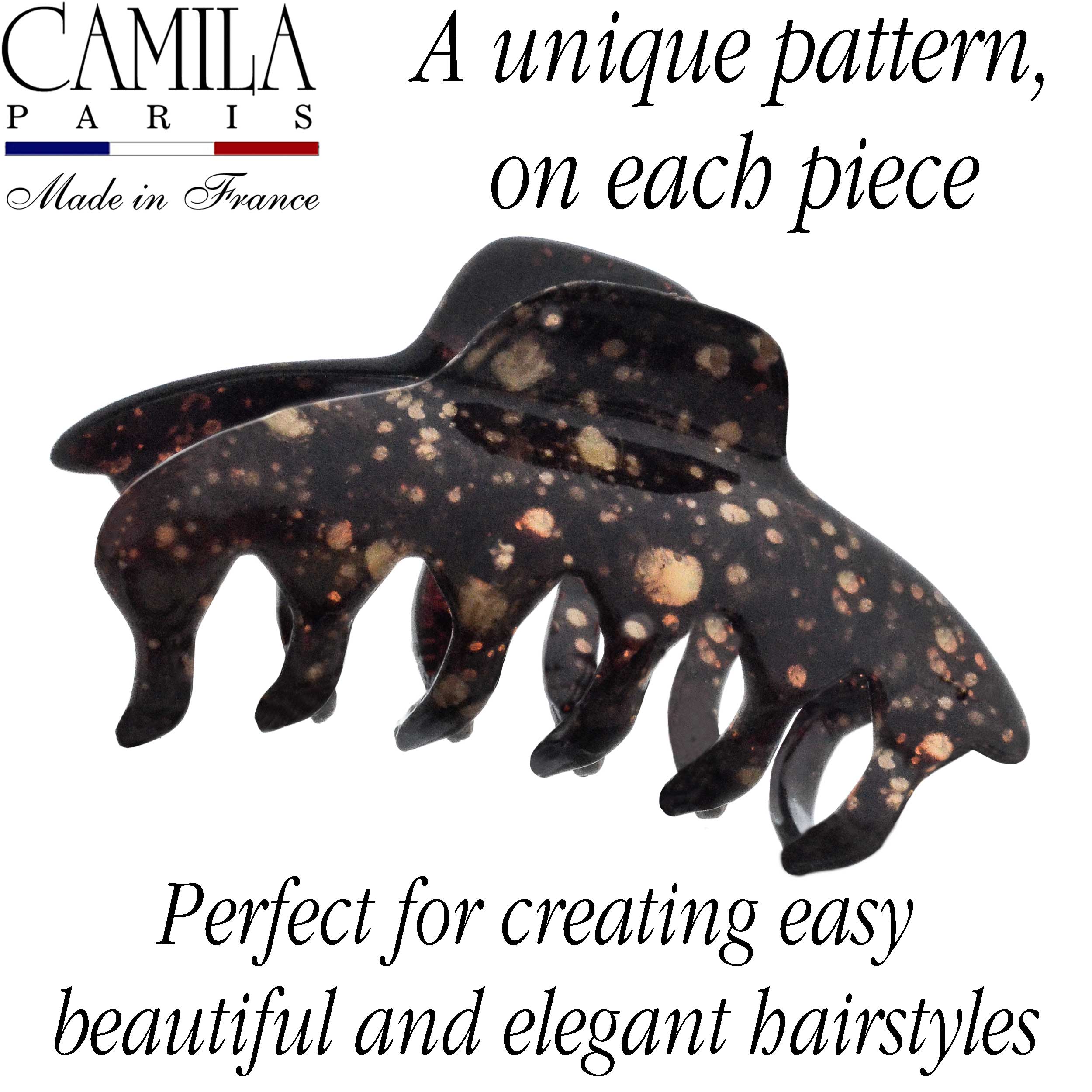 Hand Painted Hair Clip - Pétale