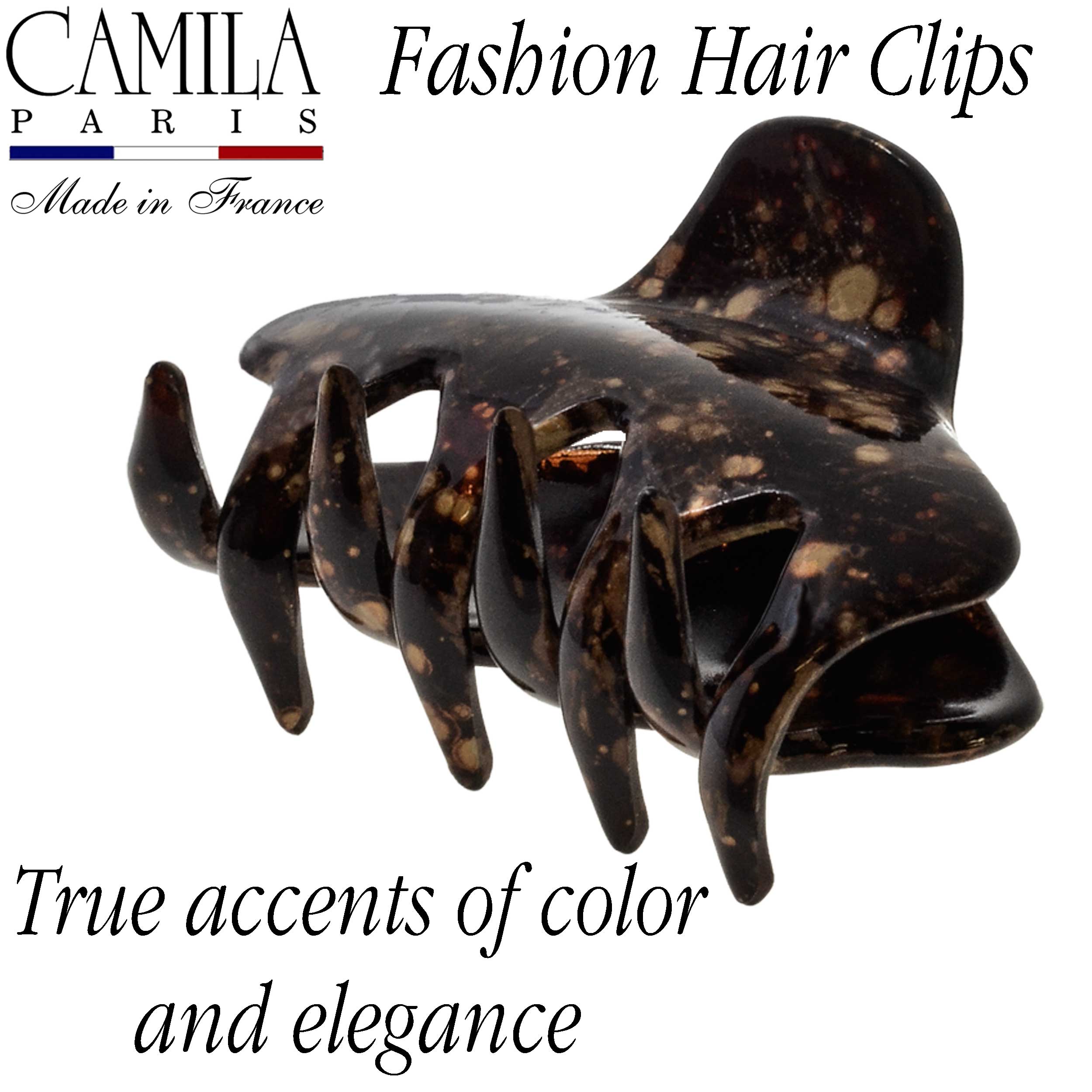 Hand Painted Hair Clip - Pétale