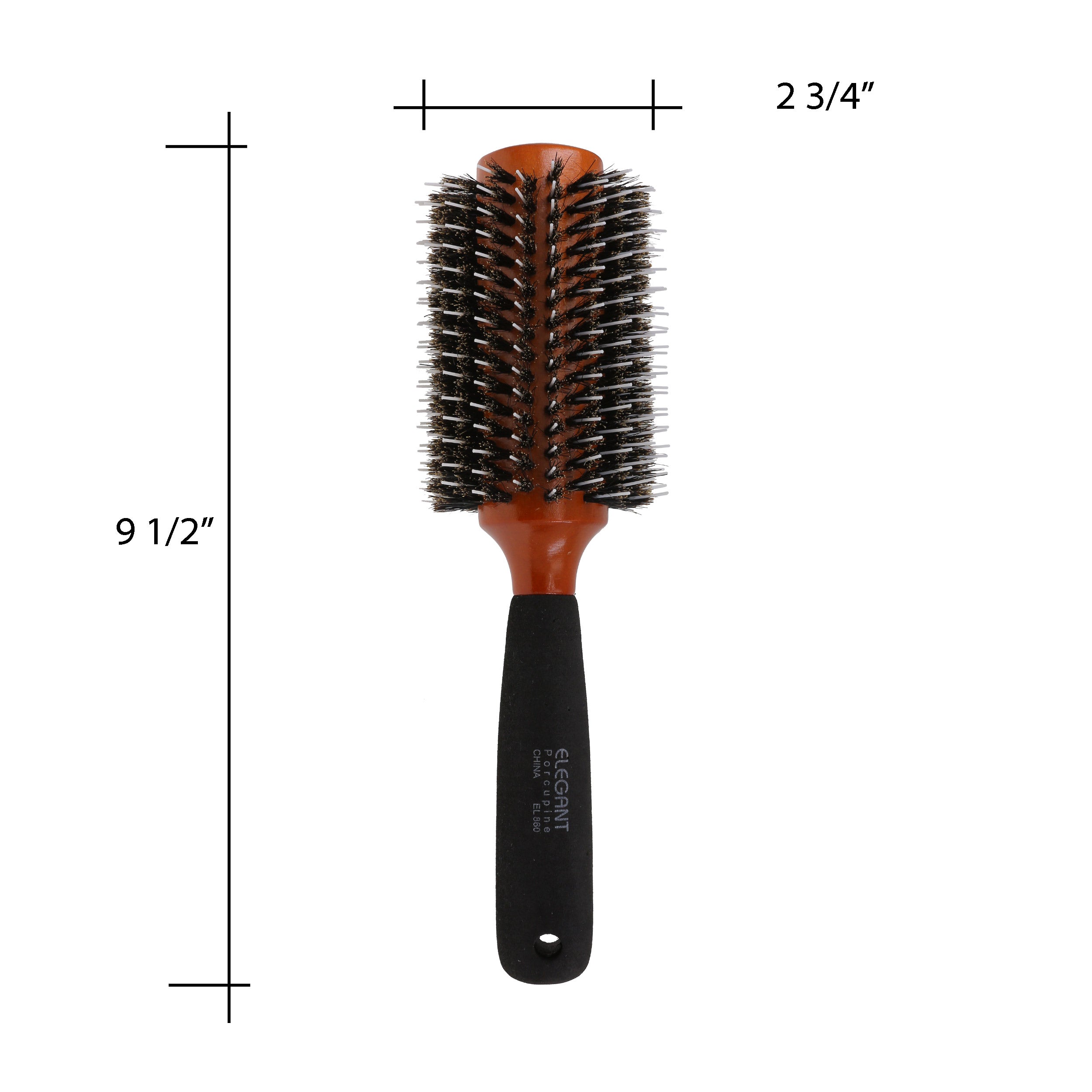 Soft Grip Round Stiff Bristle Brush - Circle Y Saddles