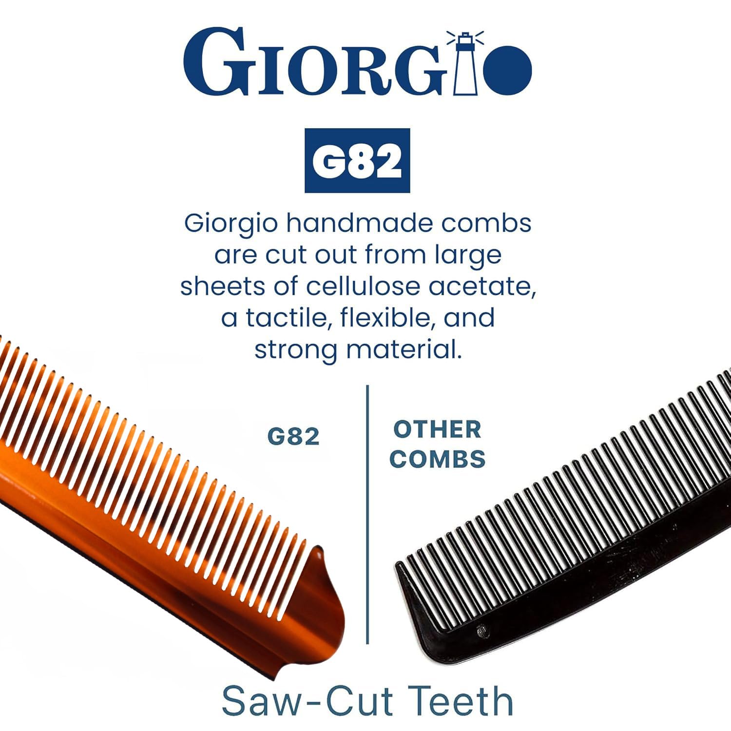 7.85" Handmade Fine Tooth Folding Pocket Comb