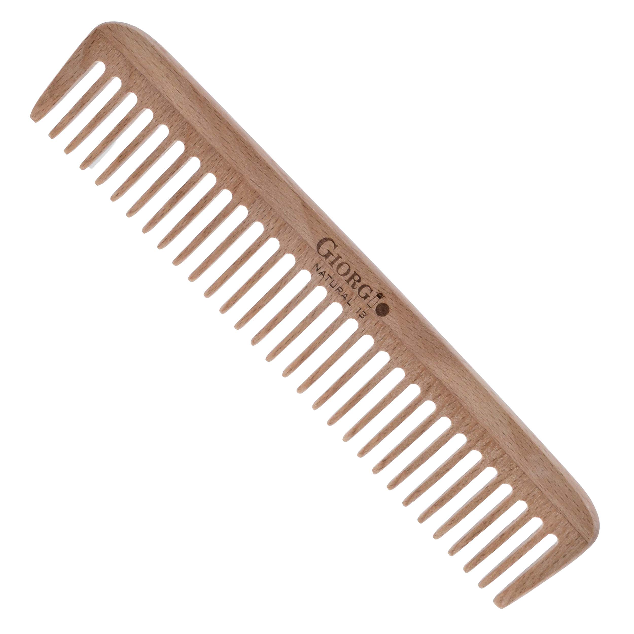 7.5" Extra Wide Tooth Wooden Detangling Comb