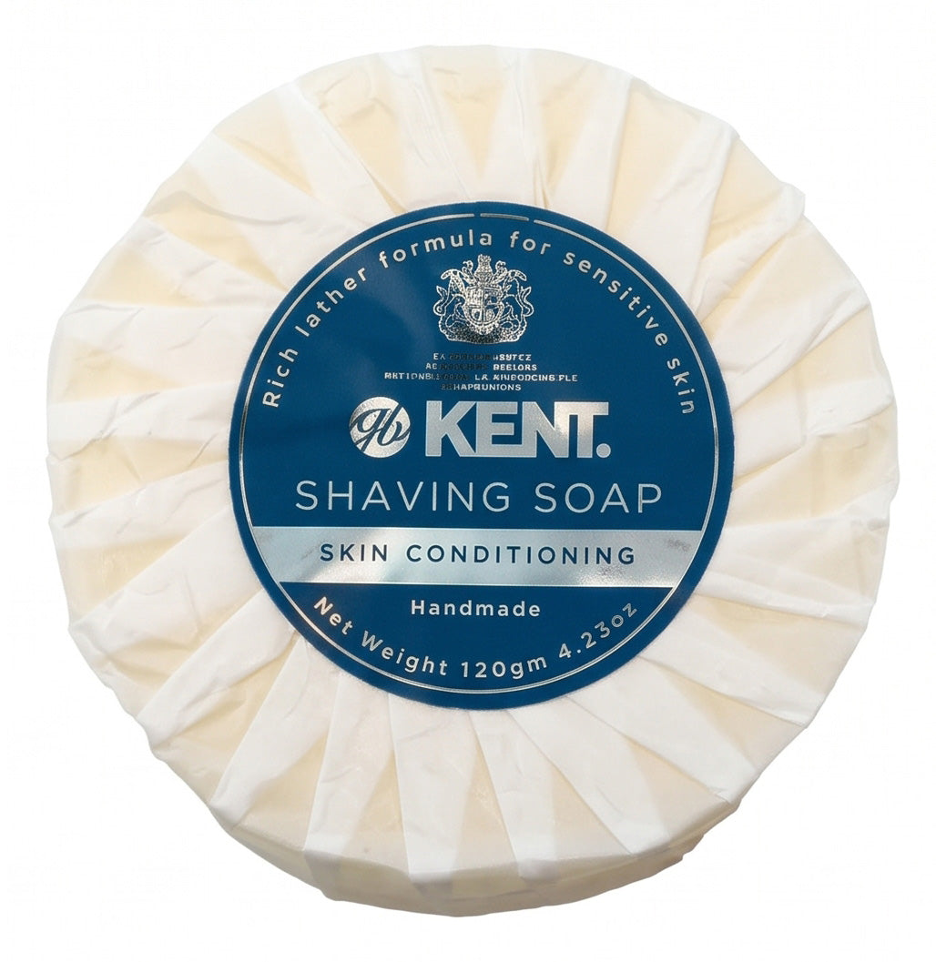 Kent SB6 Dark Oak Shaving Bowl with Soap