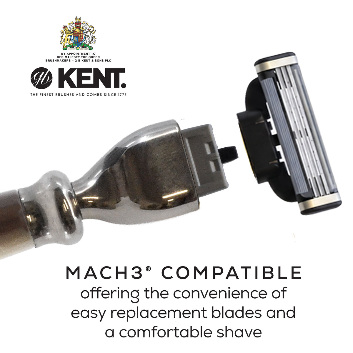 Kent Resin Mach3-Compatible Razor