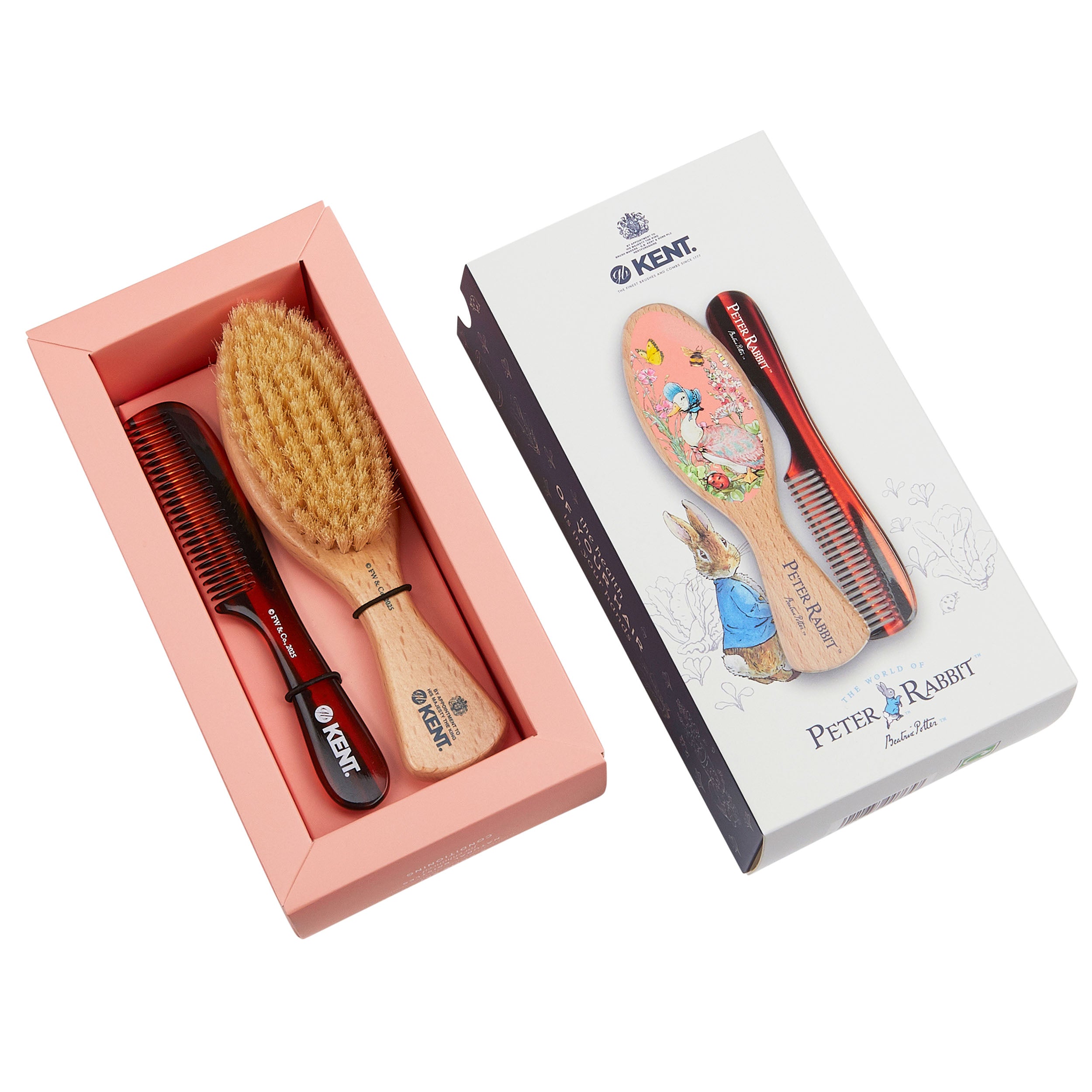 Jemima Puddle-Duck Soft Bristle Brush and Comb Set