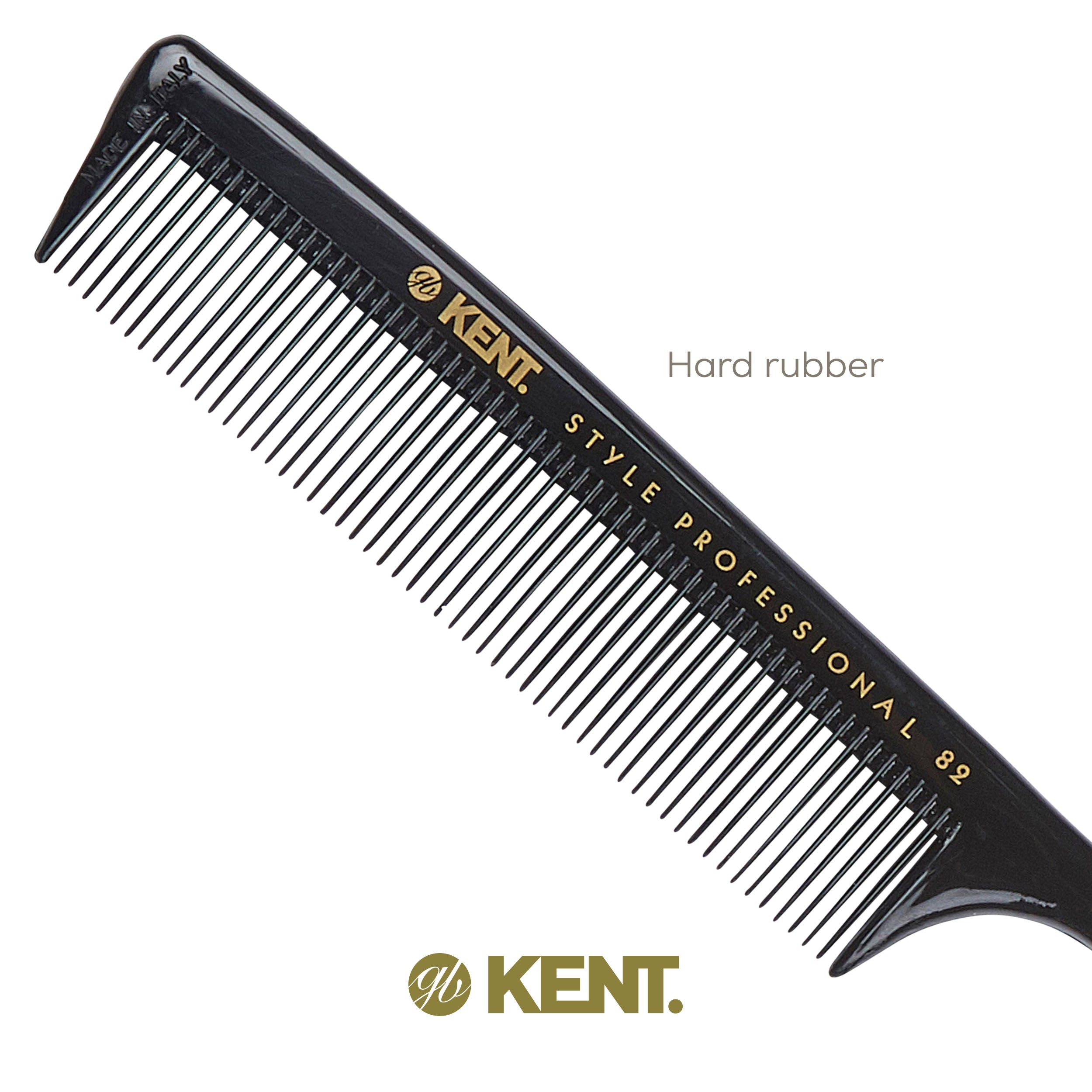 8.6" Professional Fine Tooth Rat Tail Comb for Sectioning
