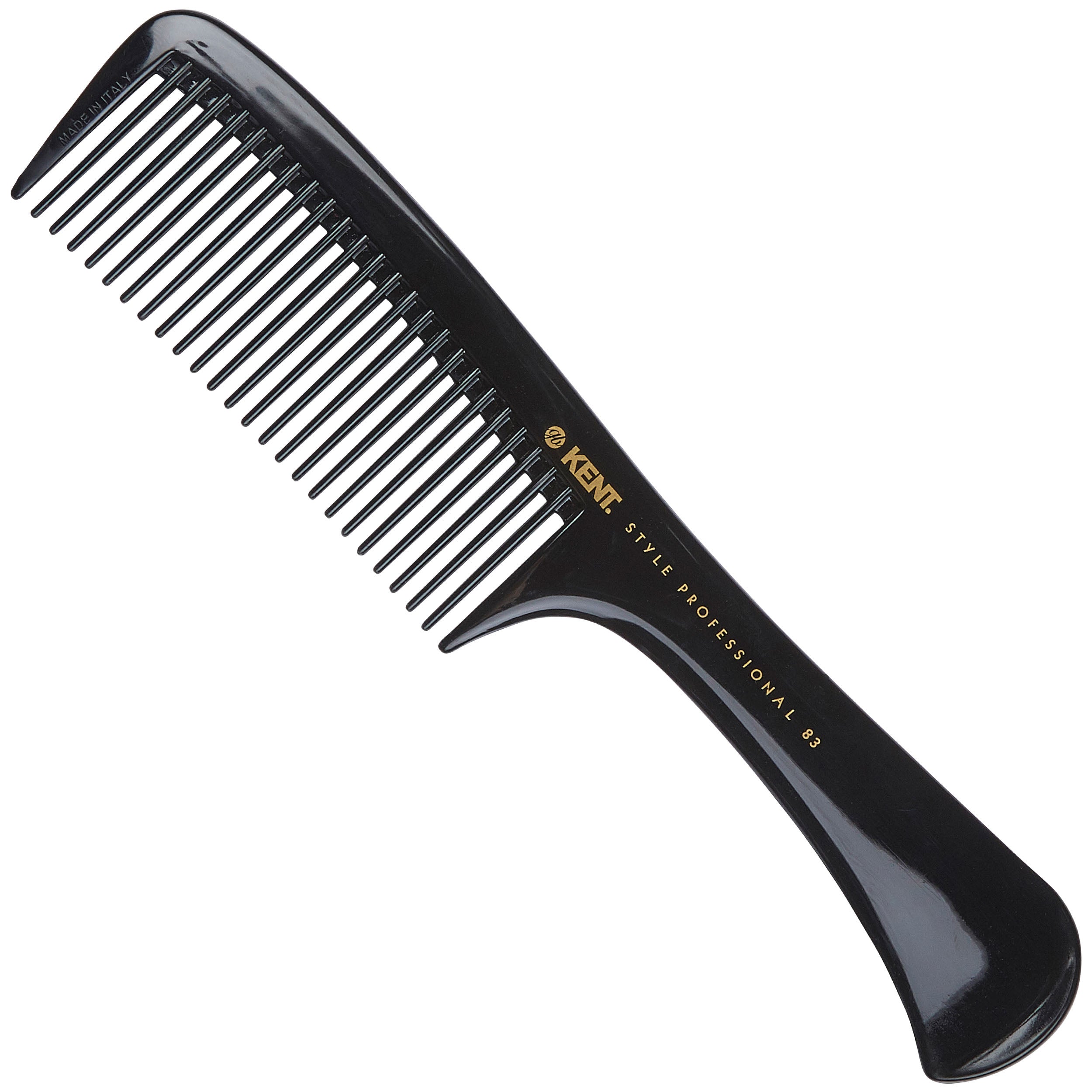 Kent SPC83 Handmade Handled Rake Detangle Comb with Coarse
