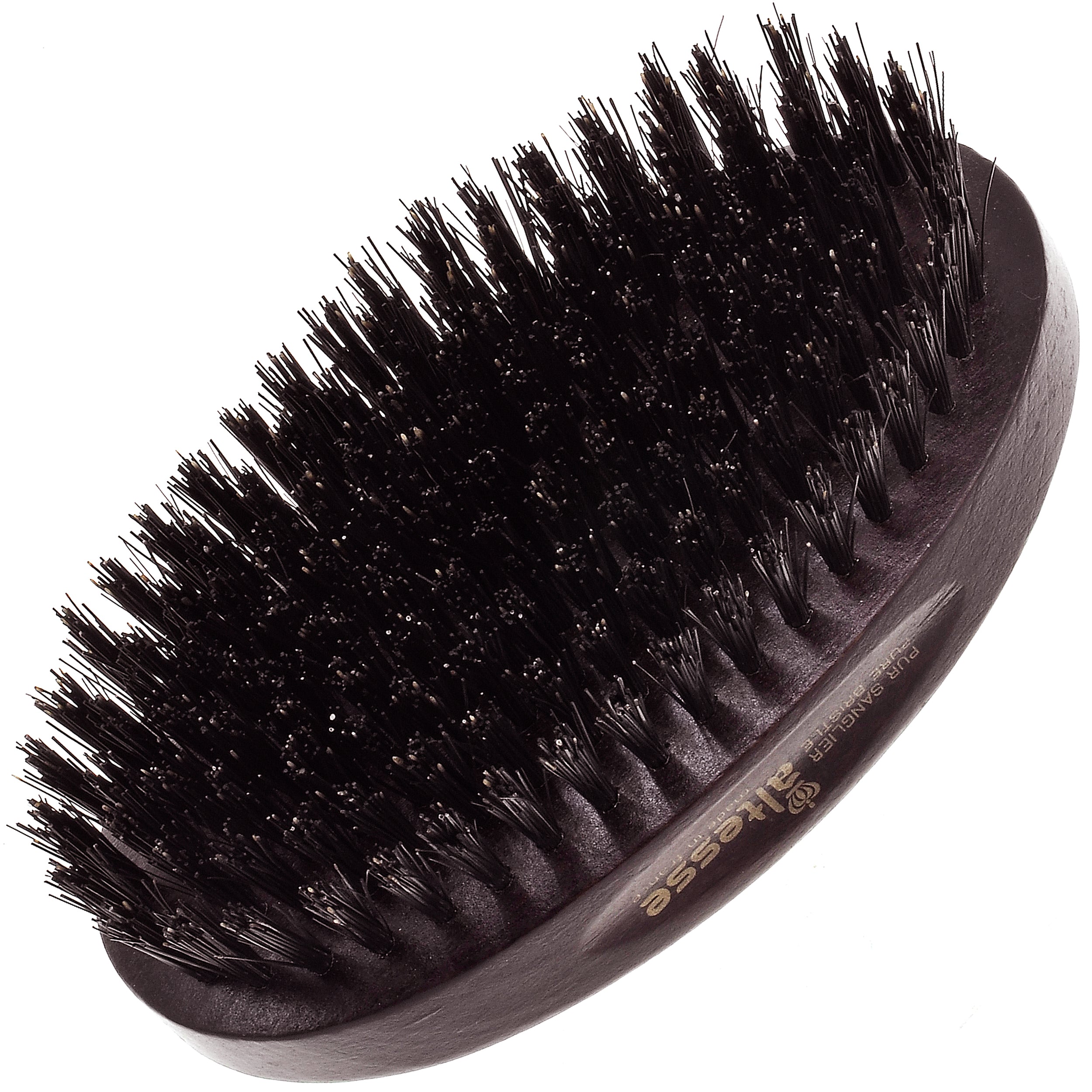 Altesse Military Boar Bristle Hair Brush for Hair, Beard, and Mustache