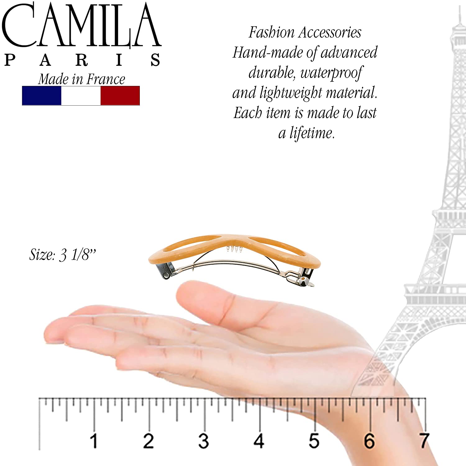 Camila Paris Hair Barrettes Handmade Infinity