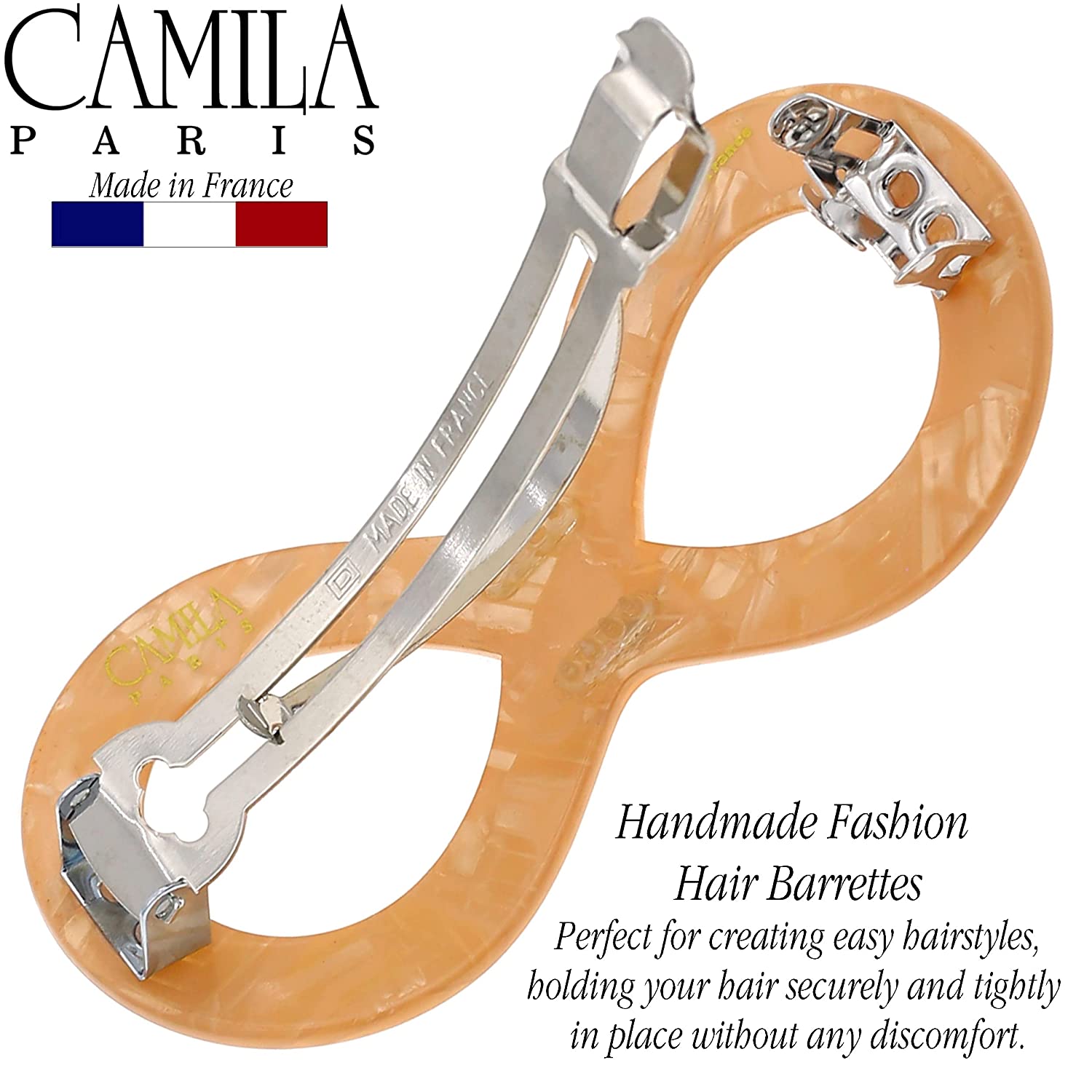 Camila Paris Hair Barrettes Handmade Infinity