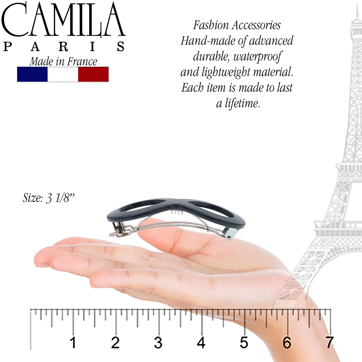 Camila Paris Hair Barrettes Handmade Infinity