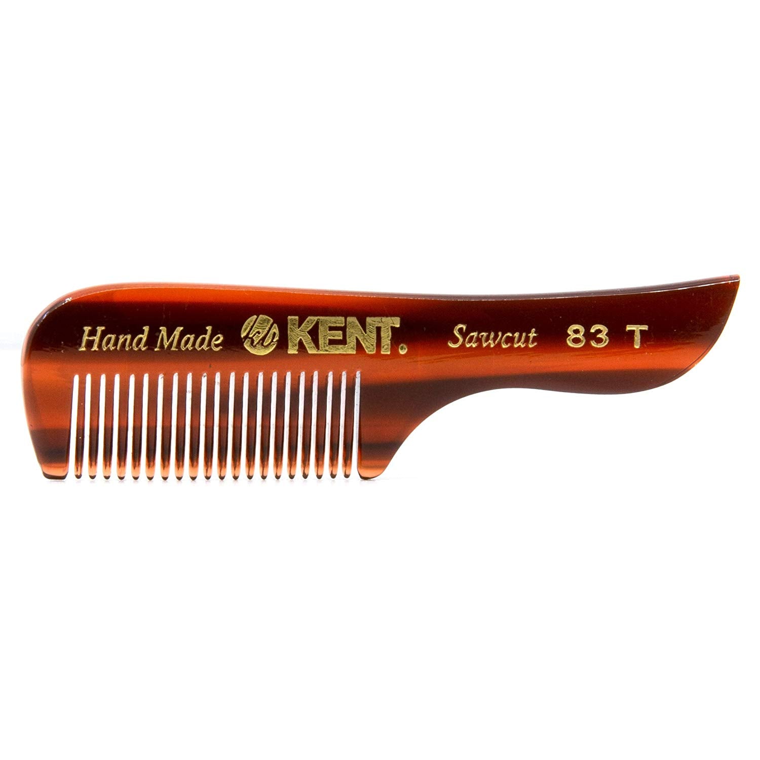 Kent 83T 3.25Inch Men's Handmade Limited Edition Beard / Mustache Comb