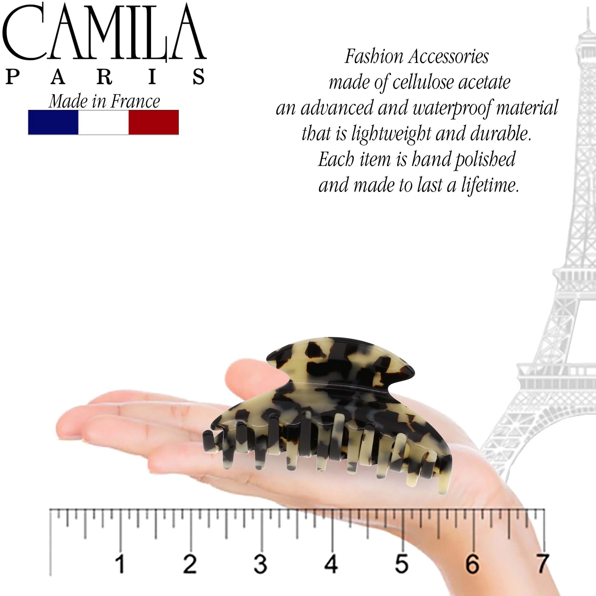 Camila Paris Handmade Large Volume French Hair Clip Claw