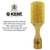 Kent OS11 Soft Men's Rectangular Club Hair Brush. Pure White Bristle