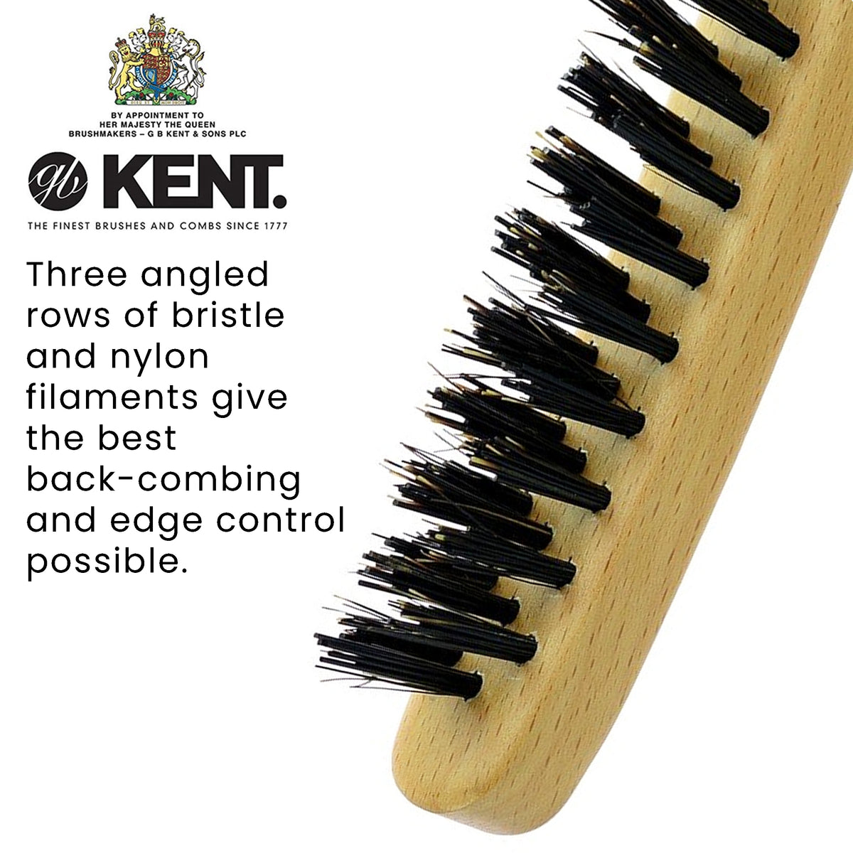 Angled Nylon Bristle Brush