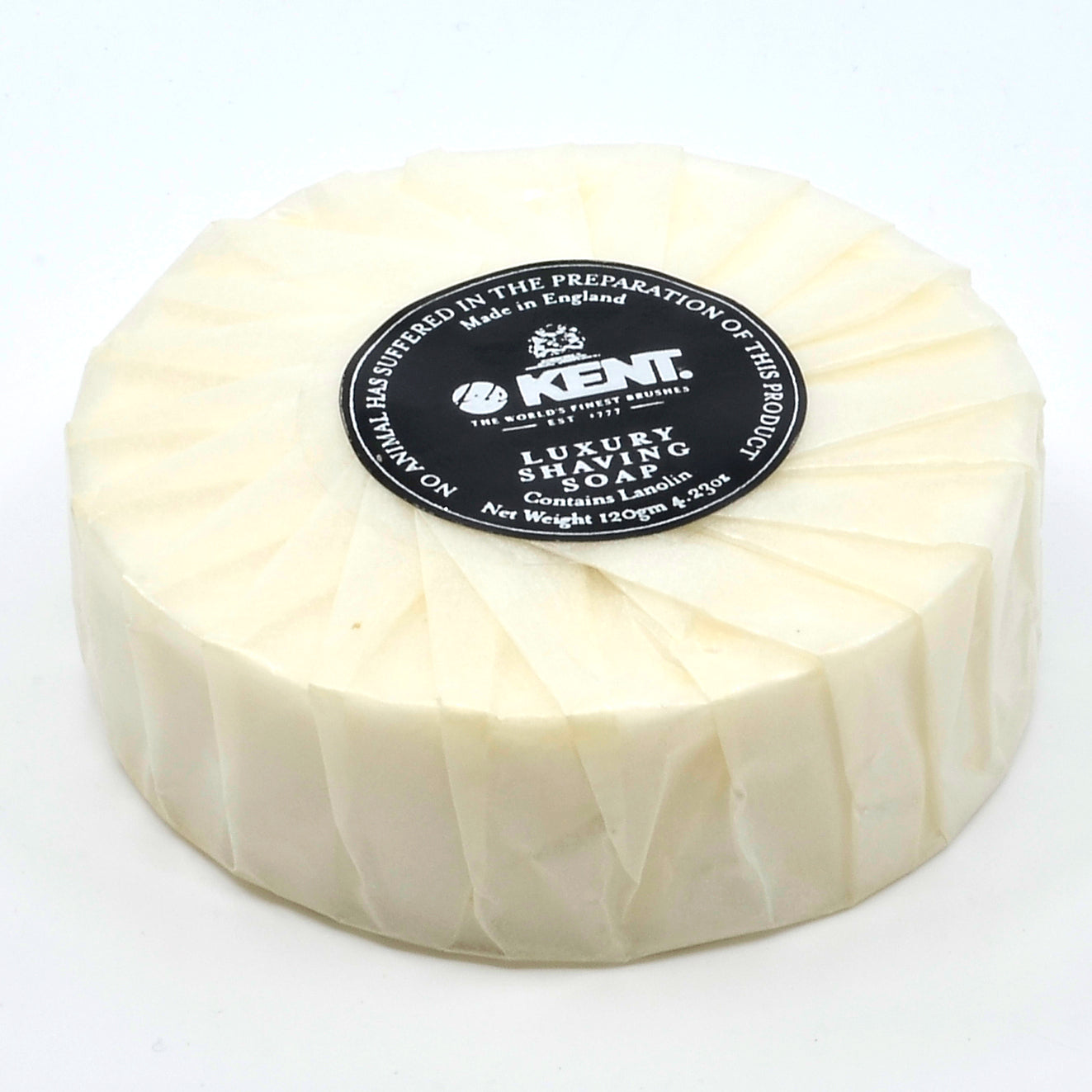 Kent SB6 Dark Oak Shaving Bowl with Luxury Shaving Soap