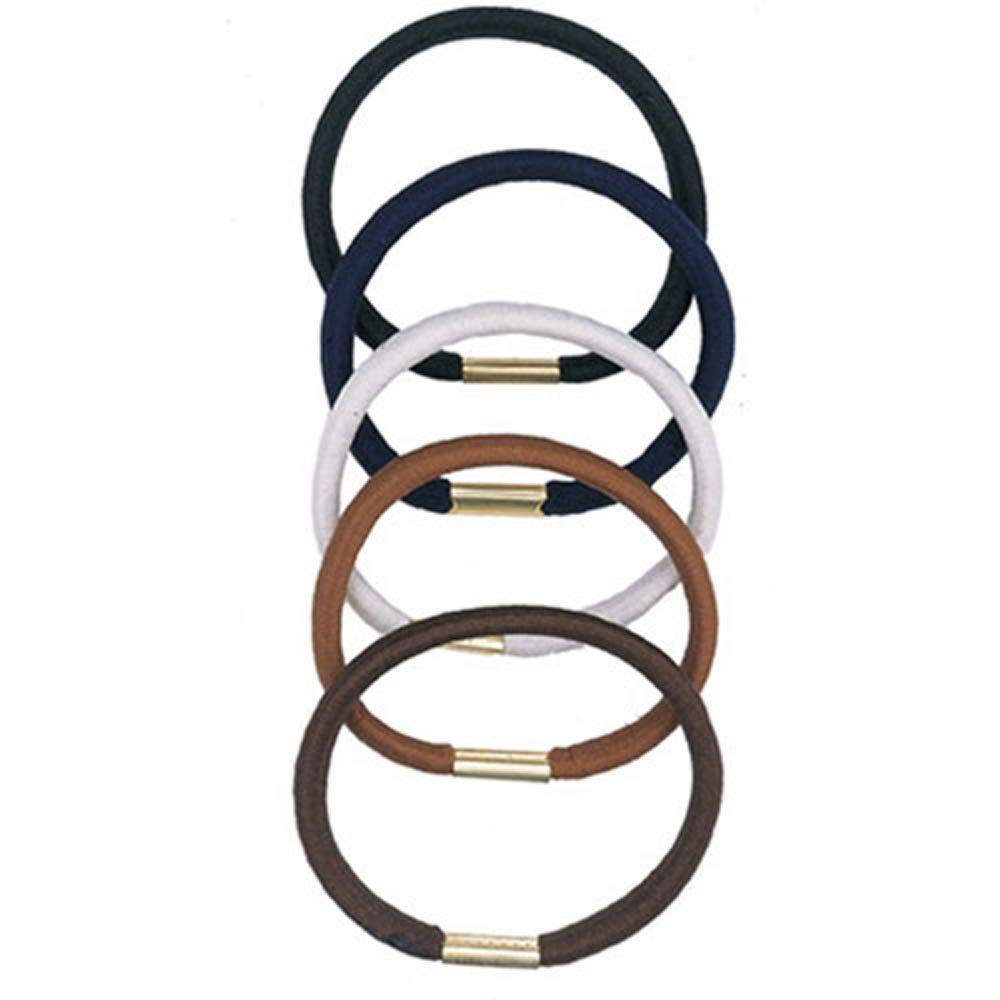 Camila Paris Hair Ties Metal Clasp Hair Tie - 5 Pack