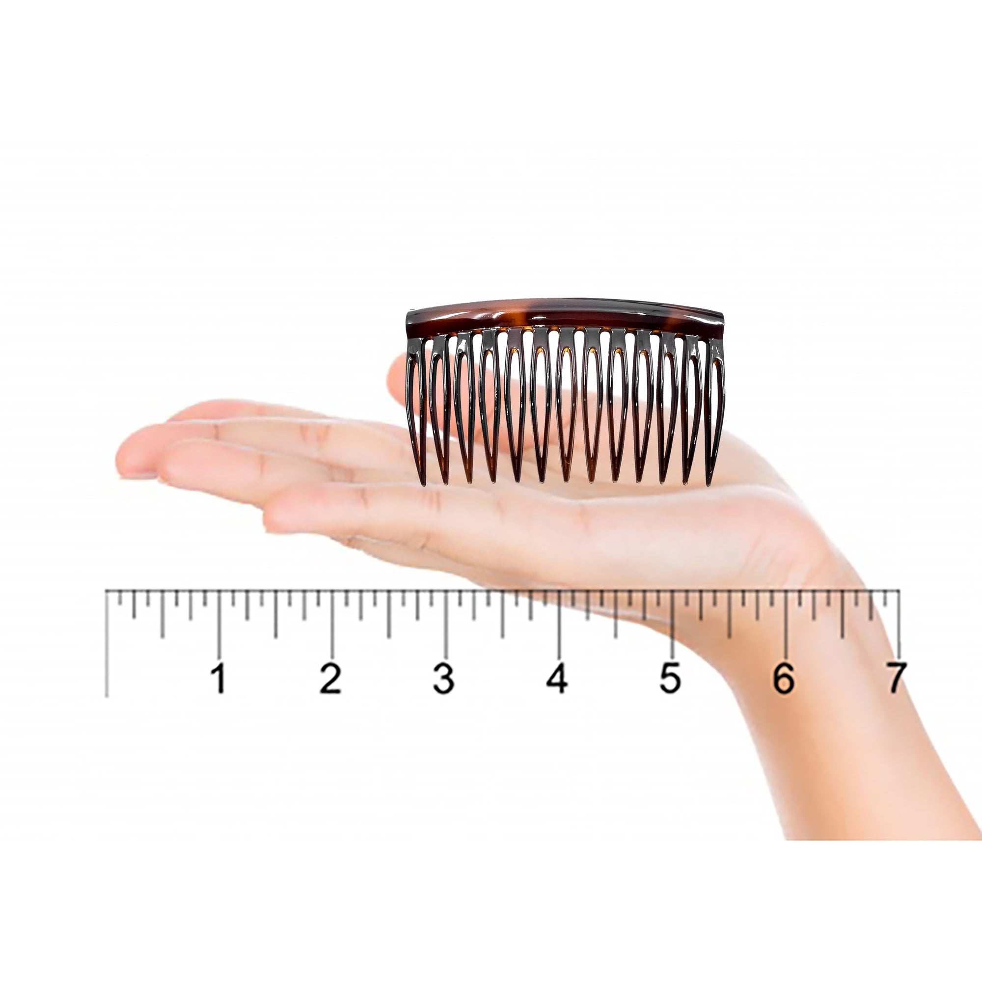 Camila Paris AD825-2 Tortoise Shell French Hair Side Comb for Women