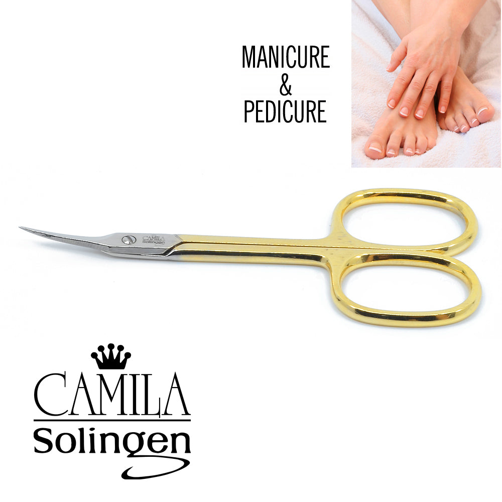 Camila Solingen CS14 2.5 Fingernail Clipper and Toenail  Clipper for Manicure and Pedicure - Professional Nail Clippers with  Precision Super Sharp Blades - German Stainless Steel Cuticle Trimmer :  Beauty