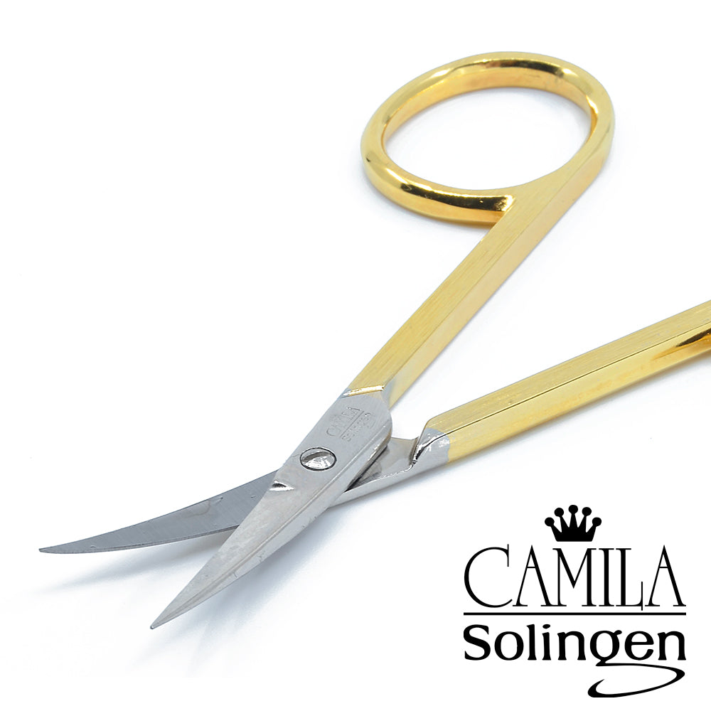 Camila CS01 Solingen Scissors, 3 Baby, Gold Plated